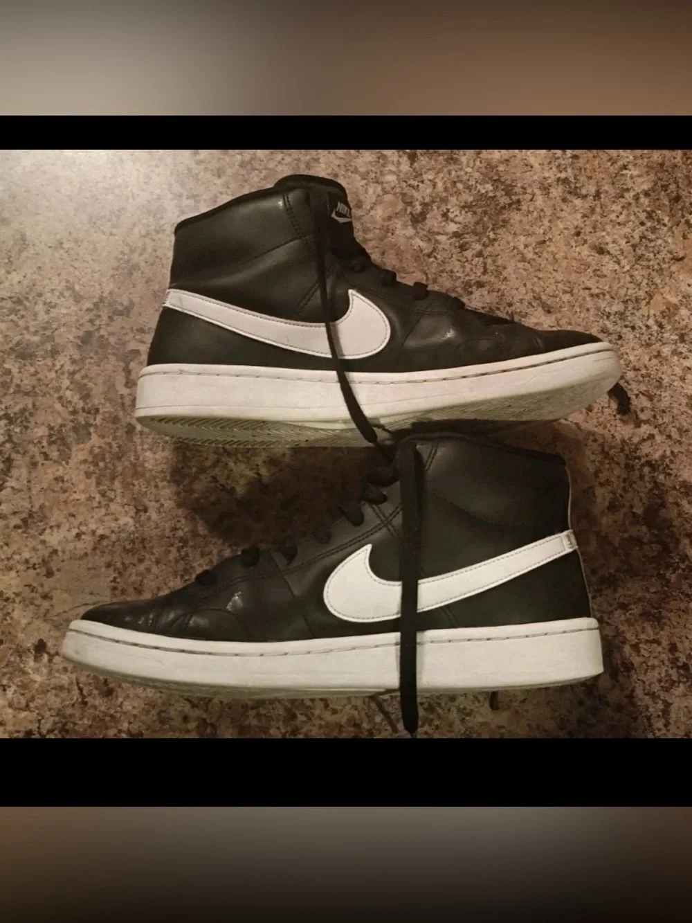 Nike Court Royale 2 Mid Black Onyx Mens Shoes Size 8